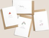 Kerstkaarten | Set van 8 kaarten
