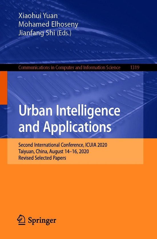 Springer Nature Proceedings Computer Science - Urban Intelli ... - cover