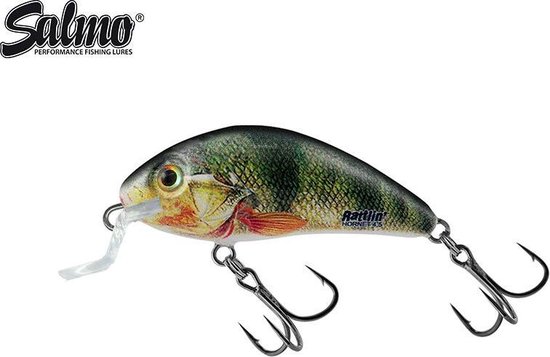Salmo Rattlin Hornet Floating Wobbler Per Trote, Pesce Persico, Esca Per Luccio, Esca Per Trote, Esca - Foto 10