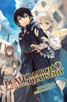 Omslag van Death March to the Parallel World Rhapsody 1: een jongeman met donker haar in een donkere mantel, naast een meisje met blond haar. Andere personages op de achtergrond.
