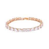 Luxe zirkonia Armband - 14K Vergulde Armband - 14K Gold Plated - Dames Sieraden
