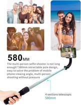 Garpex® Selfie Stick met Afstandsbediening en Statief - 360 Graden Rotatie