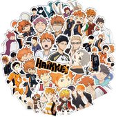 Haikyuu! sticker mix - 50 stickers voor laptop, mobieltje, muur, agenda etc. Anime Manga stickers -Haykyu