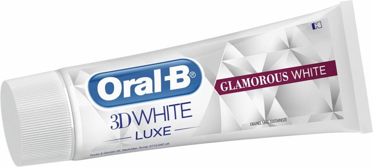 Zichtbaar Yoghurt Wissen Oral-B 3D White Luxe Glans en Glamour - Voordeelverpakking 12x75 ml -  Tandpasta | bol.com