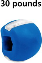 Kaaklijn trainer - Blauw - Jawline trainer - Kaakspier trainer - Kaak trainer - Kaaklijntrainer - Gezichtstrainer - slanke kaaklijn - Jawline exercise - bal - Fitness - multicolor