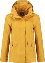 MGO Lotte - Lichtgewicht damesjas - Waterdicht - Winddicht - Oker Geel - Maat L