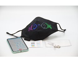 Mondmasker met LED display