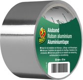 Duck tape – aluminium – 50 mm x 10 m – grijs