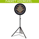 Lena Heavy Duty Dartstandaard - Blade 5-Dartbordverlichting Basic (Zwart)