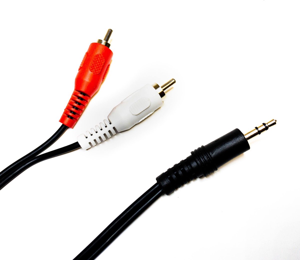 Audio aansluitkabel - 3.5 Mini Jack - Male RCA (Tulp L/R) - 10.00MTR