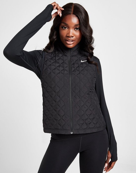 Nike sportbodywarmer zwart dames maat XL | bol.com
