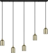 Fittingset E27 rechthoekig – 5 fitting goud