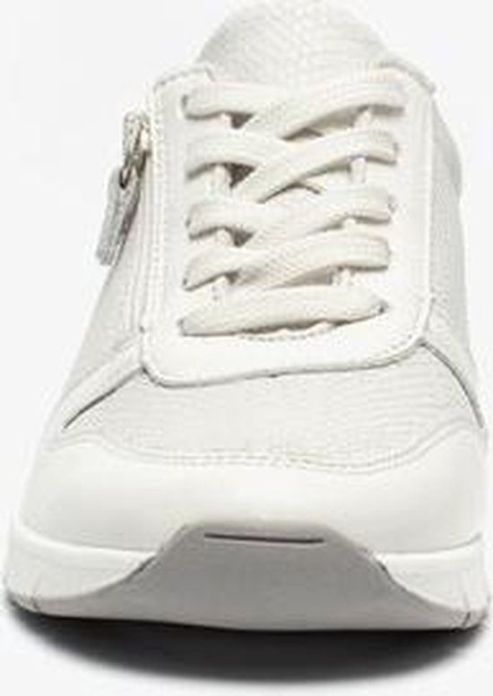 Hush Puppies leren dames sneakers - Wit - Maat 43 | bol.com