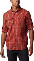 Columbia Silver Ridge EU 2.0 Plaid L/S Shirt - Ancient Fossil - Heren - Maat M