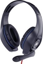 GEMBIRD gaming headset with volume control blue-black 3.5 mm