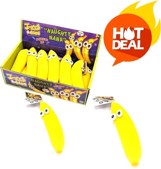 Fruit stressballen - Banaan Aubergine Wortel - Fidget Toys - Voor de