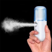Luxe Mini draagbare gezichtssauna - humidifier - nano facial sprayer - mistmaker  - cadeautip - gift - geschenk - inclusief usb oplader - gezichtsbevochtiger - huidverzorging - ontspanning  -