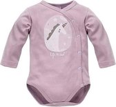 Pinokio - Babykleding - Romper - Unicorn - Maat 68 - Lila