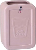 Gerimport Badkamerbeker 450 Ml Keramiek Roze