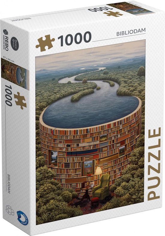 Rebo legpuzzel 1000 stukjes - Bibliodam, Rebo Productions | 8719327318492 |  Boeken | bol.com