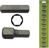 JBM Tools | M8 INBUSSLEUTEL MET HEX-BIT 7MM - VERCHROOMD
