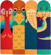 ORGANISCH KATOEN SOKKEN ARTY SOCKS JUNGLE, DOOS4, 39-42