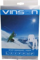 Sport thermo set ondergoed VINSON - Broek en Top - Junior - Zwart - Maat 164 / 170