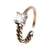 Half chain ring | brons gekleurd