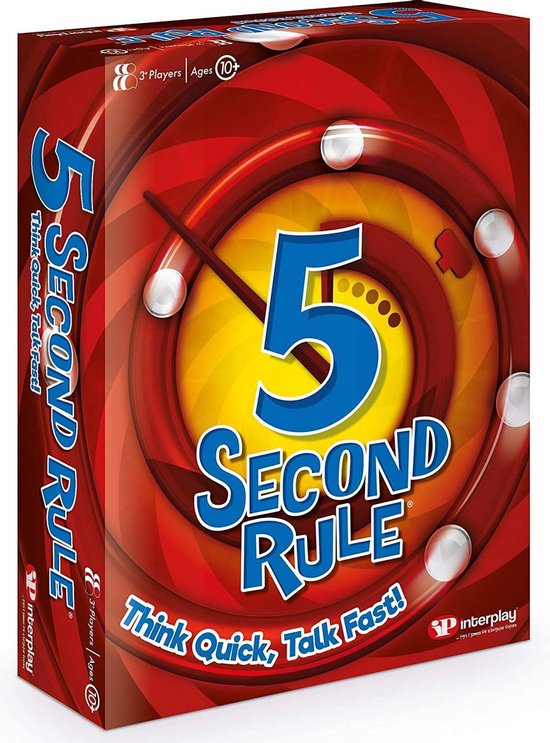 Thumbnail van een extra afbeelding van het spel 5 Second Rule, 5 Seconden Regel, Familie Spel, GF006