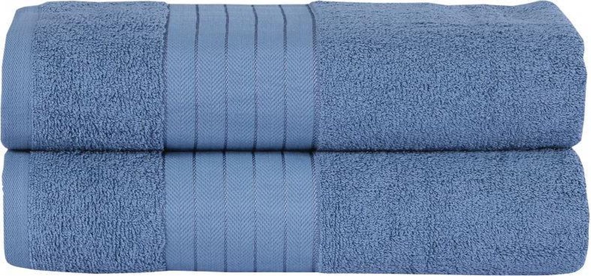 Good Morning Handdoekenset 70x140 Ijsblauw 2 stuks