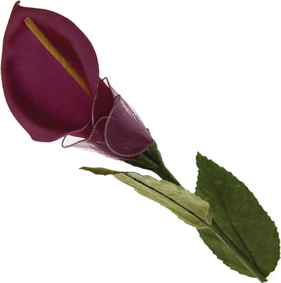 10pcs Fleurs artificielles bouquet d'arum | fleurs de papier | L = 48 cm |  artisanat... | bol.com