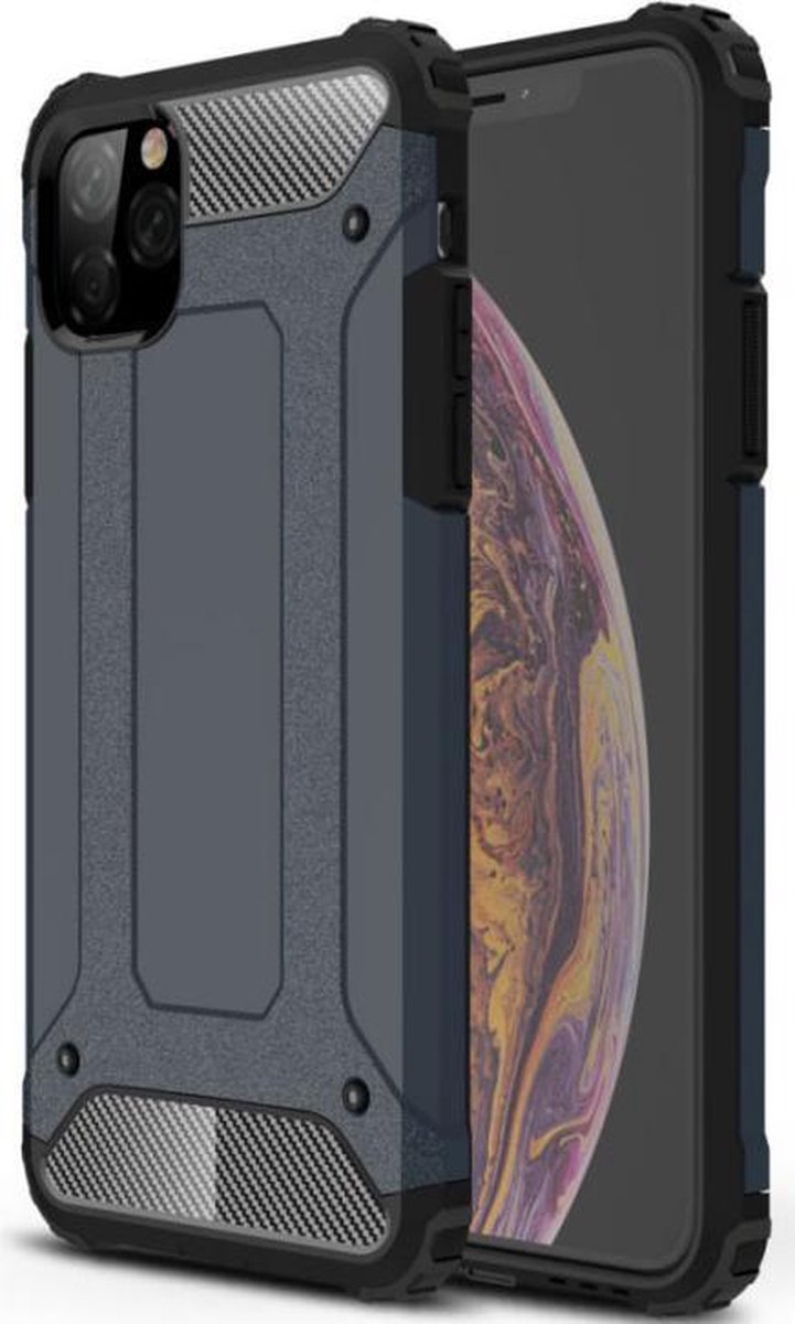 GSM-Basix Anti Shock Backcover voor Apple iPhone 12/12 Pro Grijs
