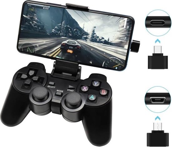Android Wireless Gamepad For Android Phone/PC/PS3/TV Box Joystick 2.4G USB  Joypad Game... | bol.com