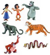 Jungle Book Speelset Bullyland met o.a. Mowgli en Baloe de beer (ca. 5-7 cm)