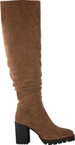Notre-V B4290 Hoge laarzen - Dames - Camel - Maat 39