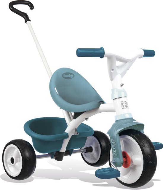 Smoby Be Move Blauw - Driewieler met duwstang