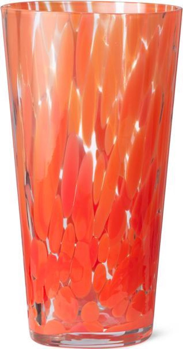 Ferm Living Casca Vaas Poppy Rood