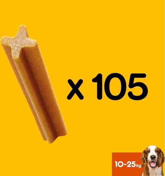 Pedigree Dentastix - Medium Hond - Gebitsverzorging - 105 Kauwsnacks