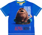 Universal T-shirt Huisdiergeheimen Junior Katoen Blauw Mt 4 Jaar