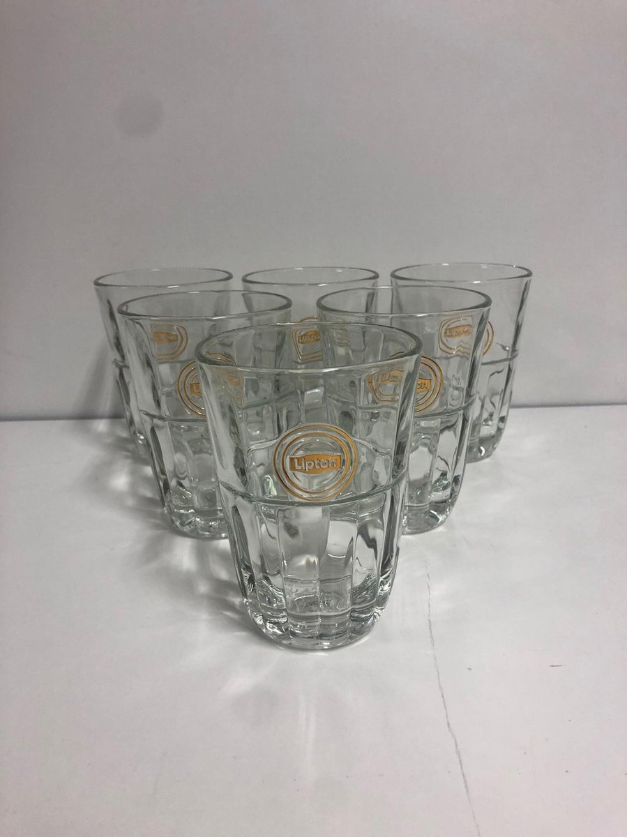 Bol 6x Lipton Ice Tea Glas Bol 6x Lipton Ice Tea Glas