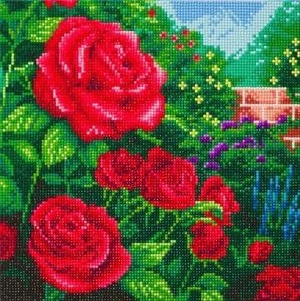 Crystal Art Kit | Diamond Painting A Perfect Red Rose CAK-TK1M