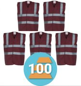 RWS hesje bordeaux rood 100-pack