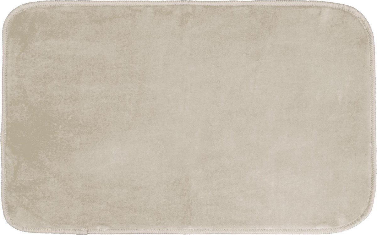Livetti Badkamermat Toiletmat Badmat 45x75 cm - Taupe