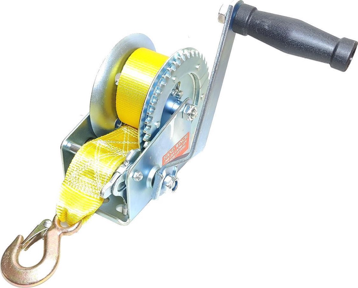 Lier handlier voor trailer 540Kg met 6 meter band 50mm breed