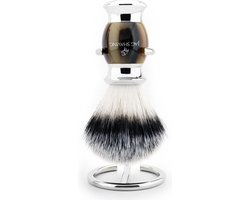 Scheerkwast, beste kwaliteit scheerkwast, scheerkwast voor heren, geschenkscheerkwast (scheerkwast met standaard), perfect cadeau voor mannen