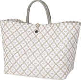 Handed By Motif Bag - Shopper - beige / wit