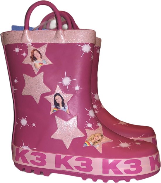 Bottes de pluie K3 - Rose - Taille 22-23