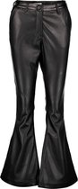 Yezz   Dames Flared Pijpen Broek Zwart - Maat XL