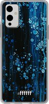 6F hoesje - geschikt voor OnePlus 9 -  Transparant TPU Case - Bubbling Blues #ffffff