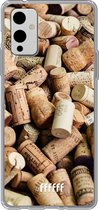 6F hoesje - geschikt voor OnePlus 9 -  Transparant TPU Case - Corks #ffffff